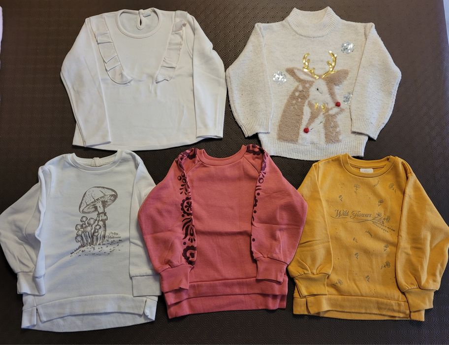 Conjunto 5€ camisolas criança 4/5 anos