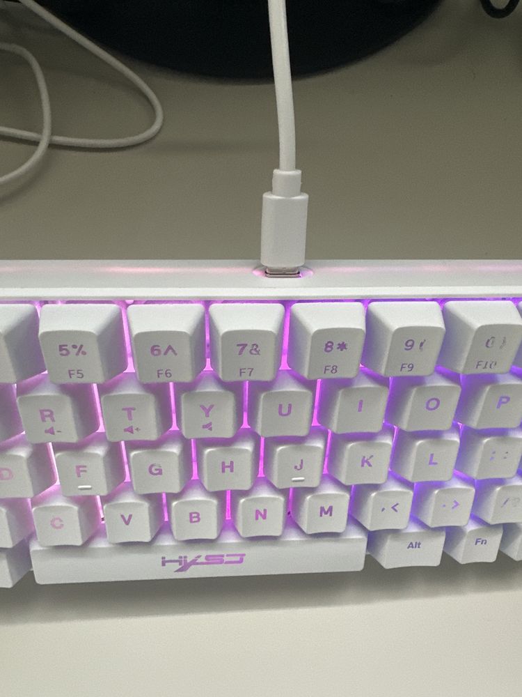 Teclado membrana com sensacao mecanico