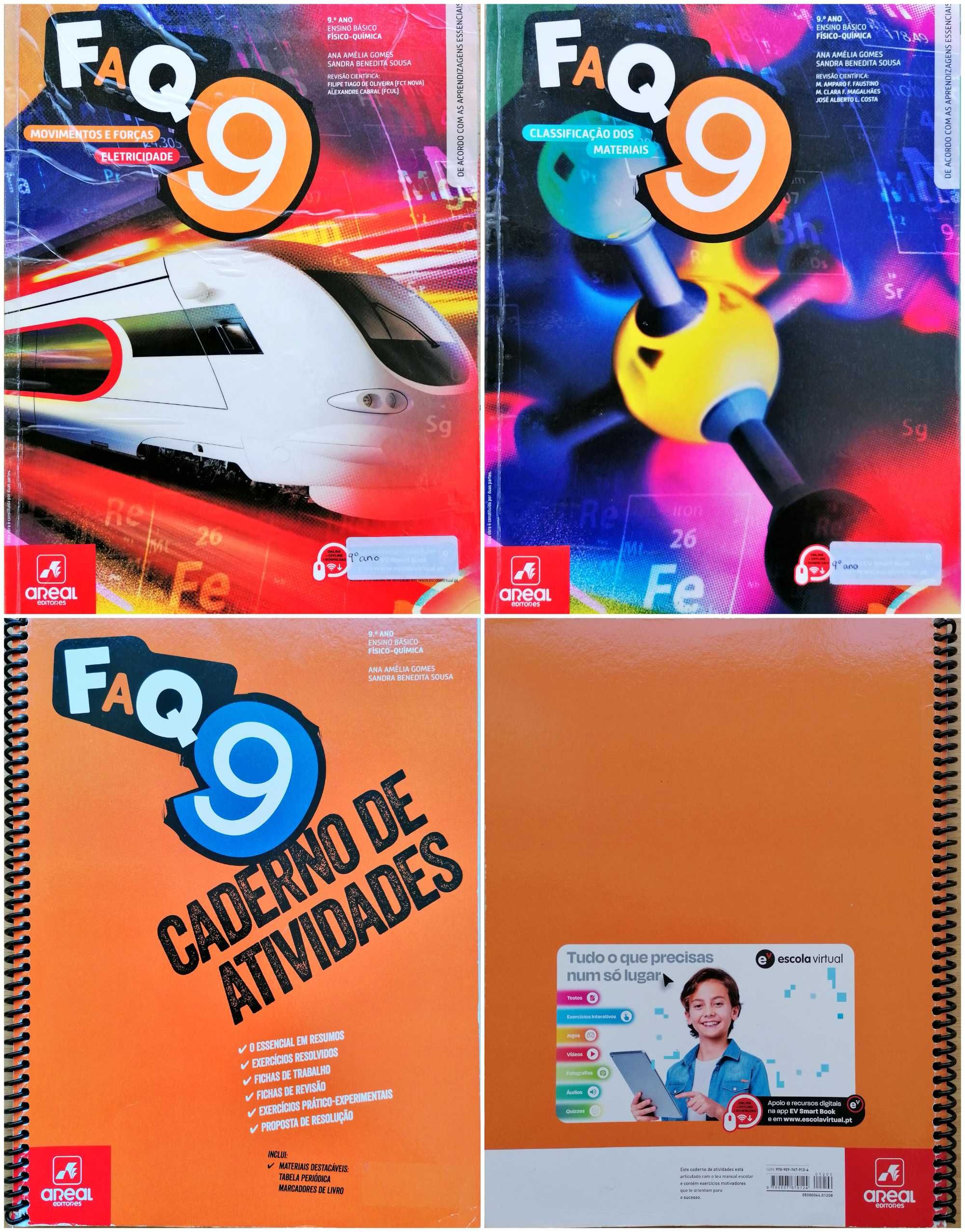 Manuais e Cadernos de atividades - 9º Ano