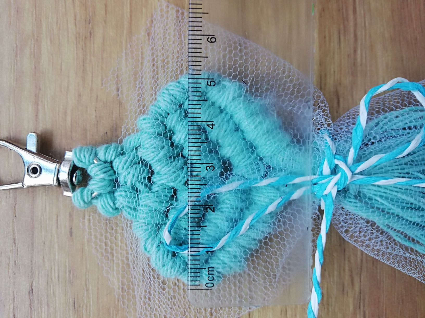 Breloczek makrama podziękowanie baby shower Chrzest Roczek wesele ślub