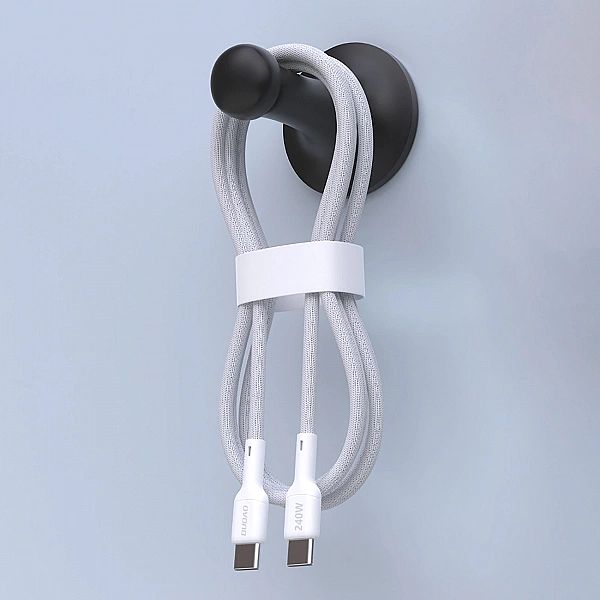 Kabel Dudao L9C Max 240W PD USB-C - USB-C 2m - biały