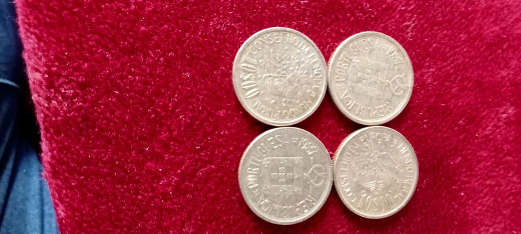 Moedas 10.00 escudos portuguesas