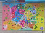 Duże puzzle mapa Polski