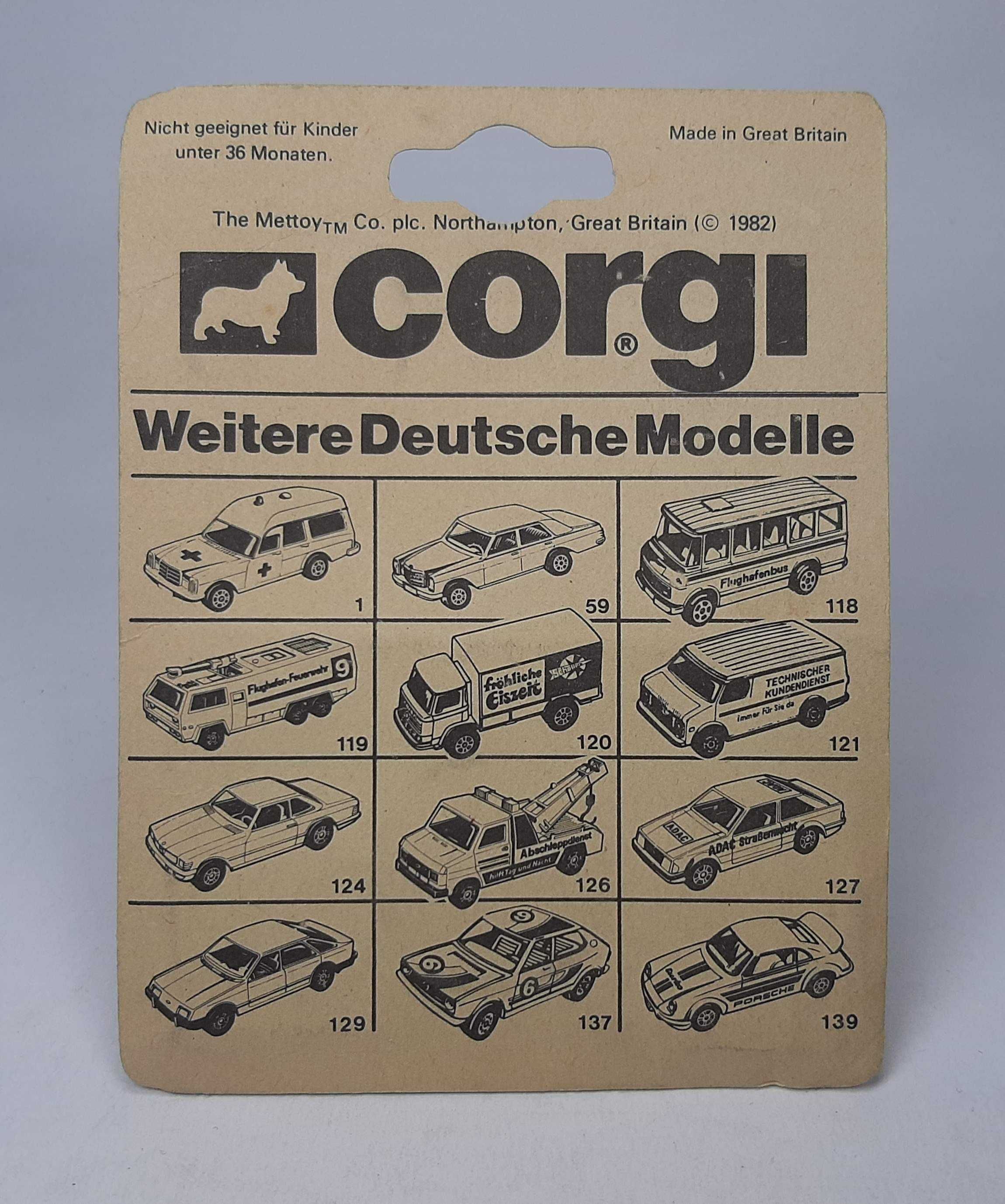 CORGI von APEX - FORD ESCORT Mk3 "FAHRSCHULE", nieotwierany blister