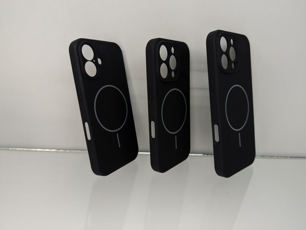 Iphone 16 Pro Max MagSafe Противоударный чехол Софт Тач мікрофібра