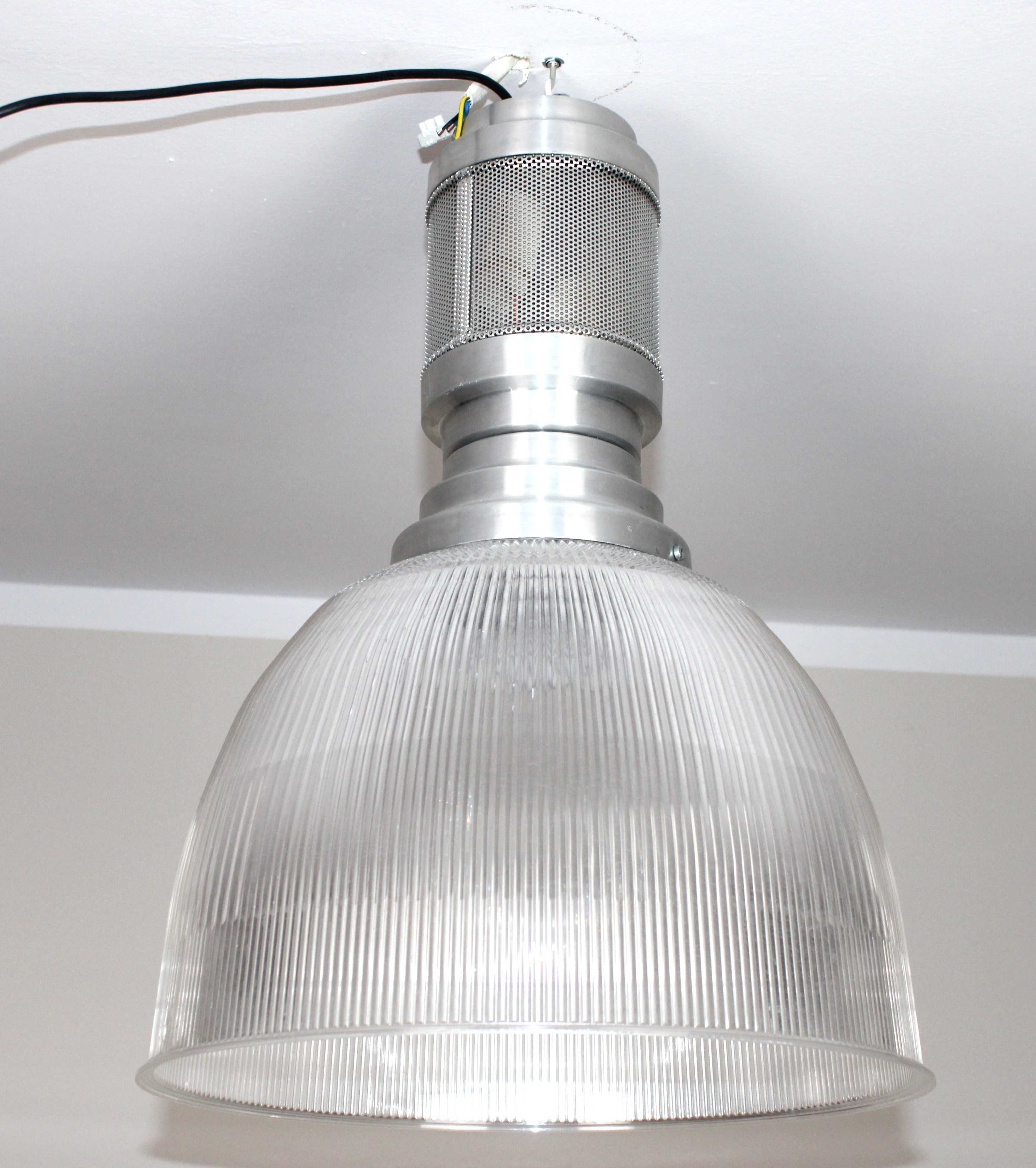 Lampa industrialna, loft, tworzywo i aluminium