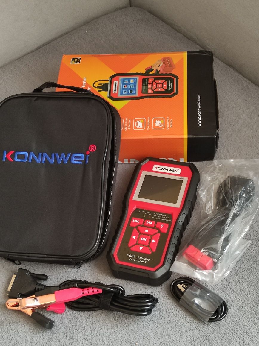 Тестер акумулятора Сканер OBD2 KONNWEI KW208 KW650 KW870 KW890