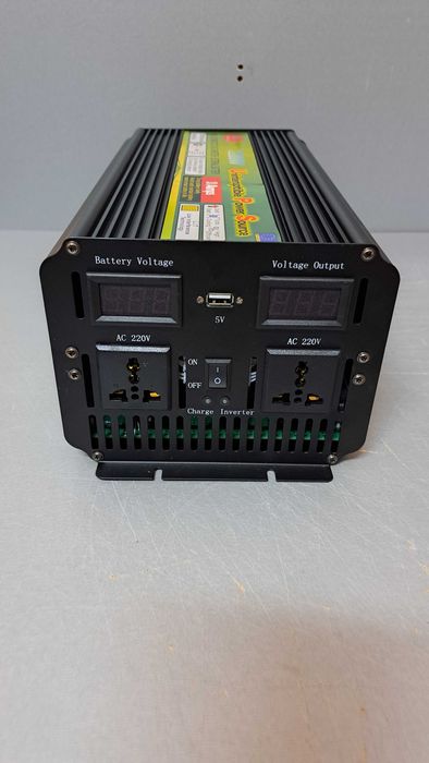 Бесперебойник Инвертор с зарядкой 20А 12-220 7200W Преобразователь ИБП