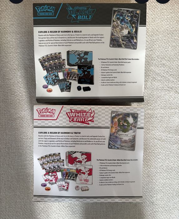 Pokemon etbs white flare e black bolt