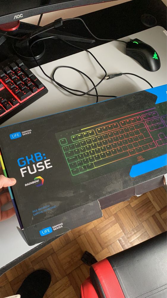 Teclado gaming 1Life fuse RGB