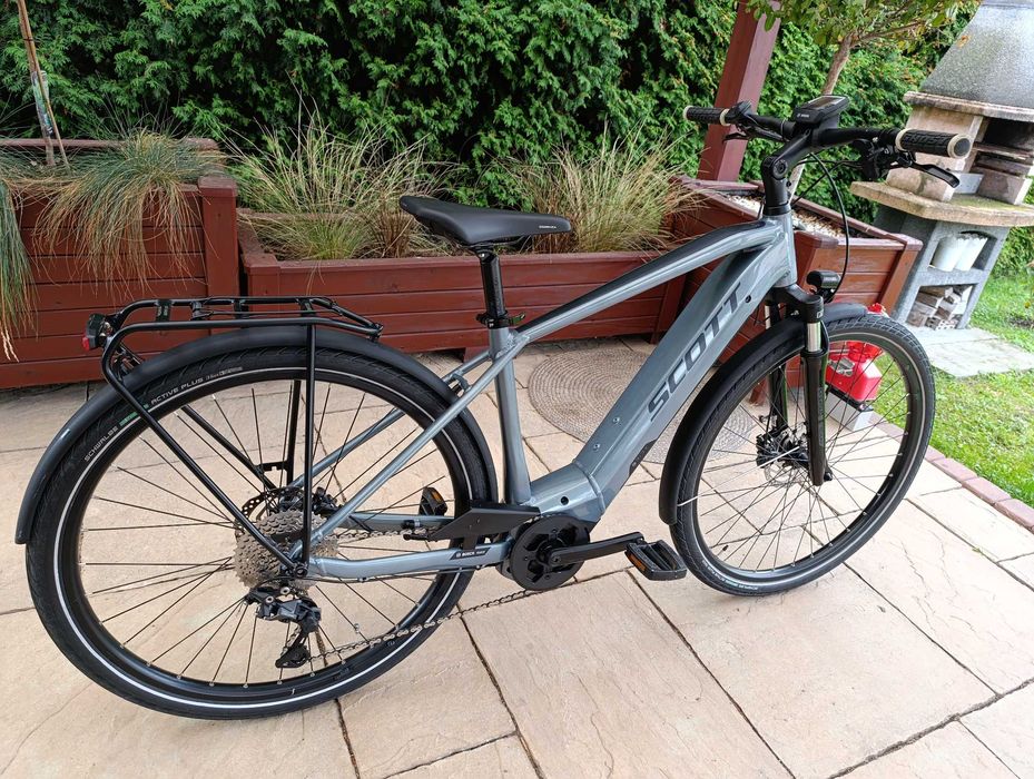 Rower Elektryczny SCOTT Silnik Bosch CX Bateria 625 Jak Nowy