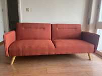 Sofá-cama 3 lugares como novo