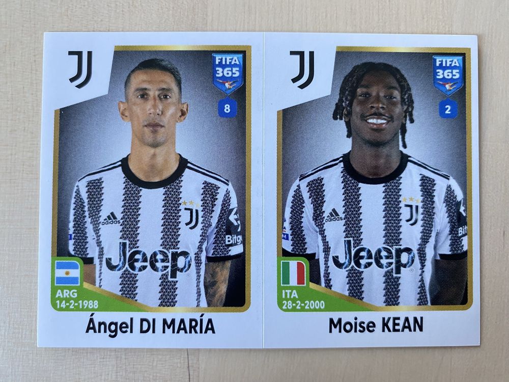 Cromo Angel Di Maria Fifa 365 Panini Juventus Kean Panini