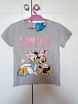 T-shirt dziewczęcy bluzka krótki rękaw Myszka Minnie Disney 110