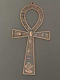 Amulet Egipski Ankh Miedż Antyczna