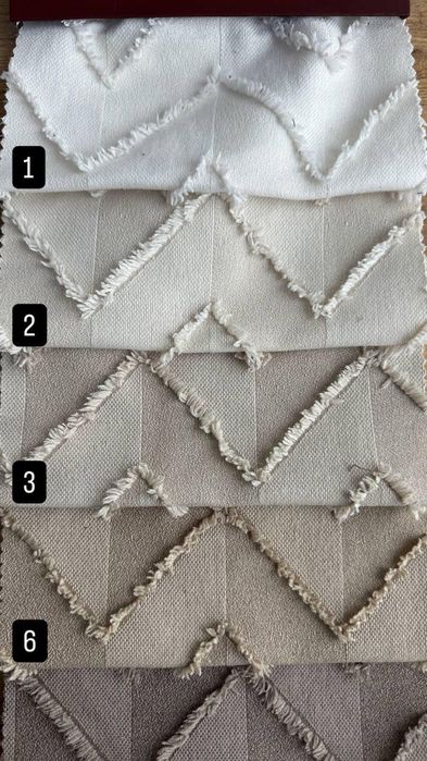 Штори букле.  Трендові штори з пошивом.  Пошиття штор, штори льон