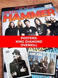 Metal Hammer 2011 - Iron Maiden, Plakaty: Overkill i King Diamond