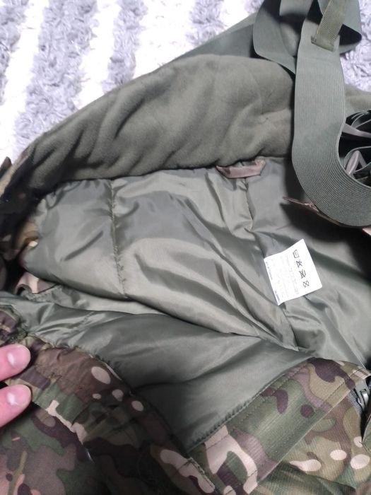 Зимова куртка і штани комбінезон військовий мультикам, костюм