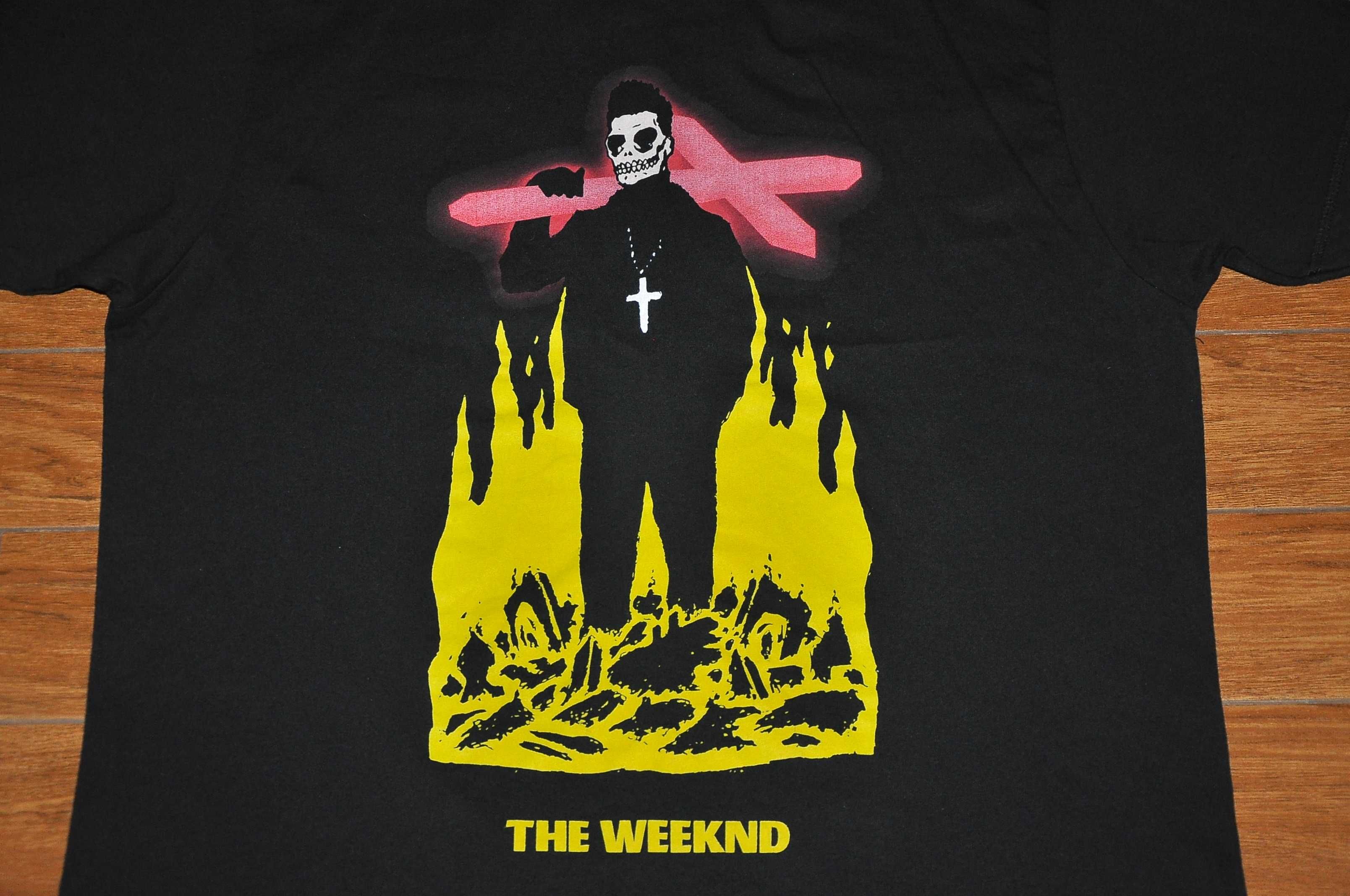 THE WEEKND - Cross Skull - koszulka rozm.XL UNIKAT!