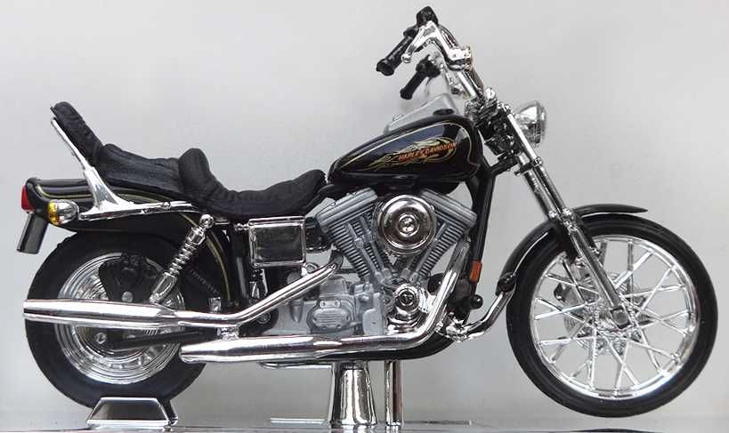 Модель мотоцикла Harley-Davidson 1997 FXDWG Dyna Wide Glide 1:18