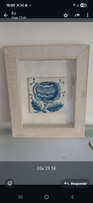 Quadro com azulejo