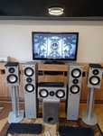 Kolumny Elac 105 II 101 II subwoofer aktywny sub 111.2 ESP Kino domowe