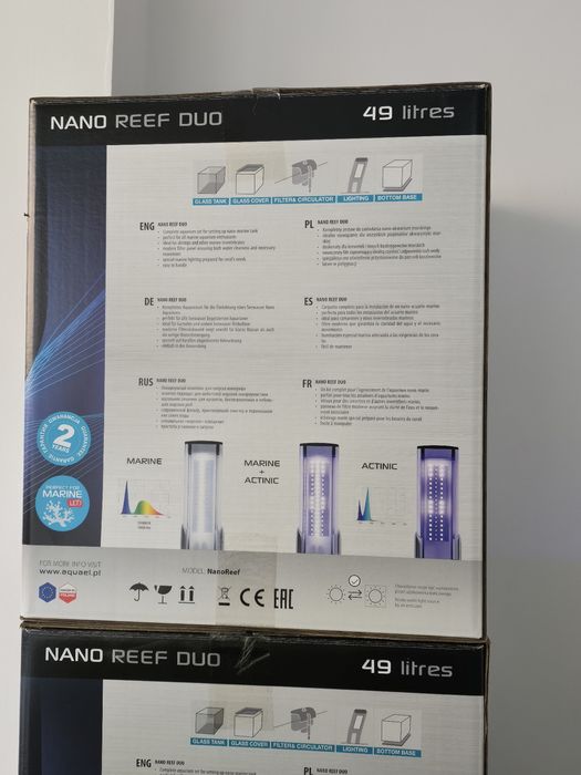 Aquário nano-reef de 49 litros