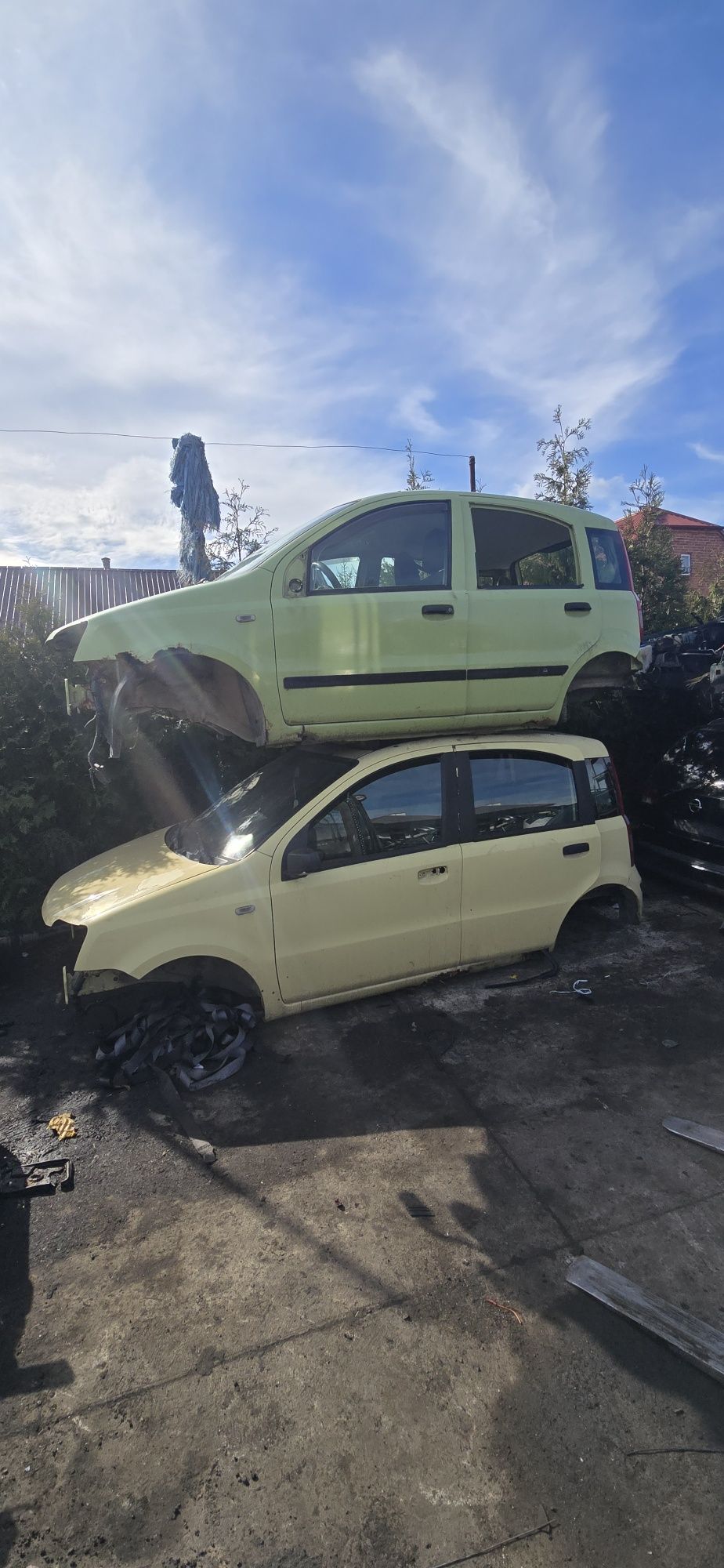 Maska klapa drzwi lampy zderzak Fiat Panda 1.1 40KW 2004  733/A części