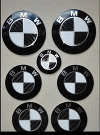 Kit símbolos BMW carbono