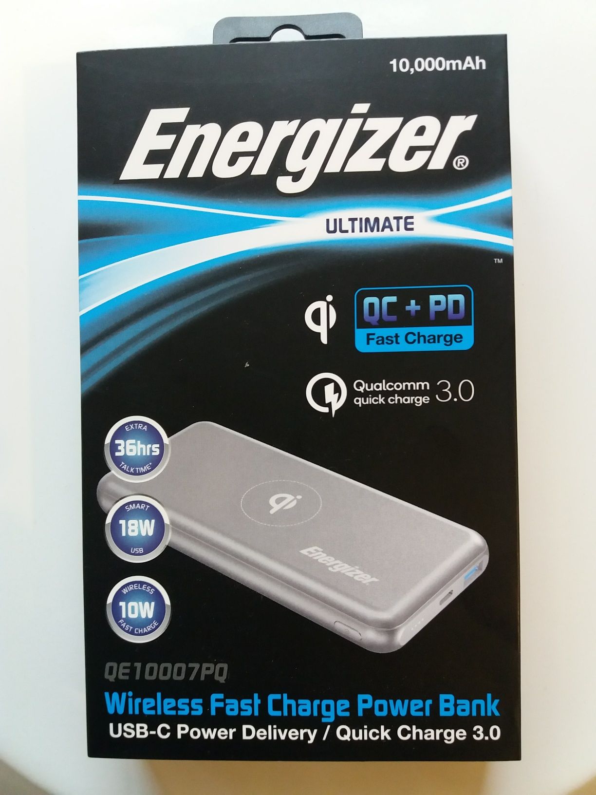Продам павербанк Energizer QE10007PQ.