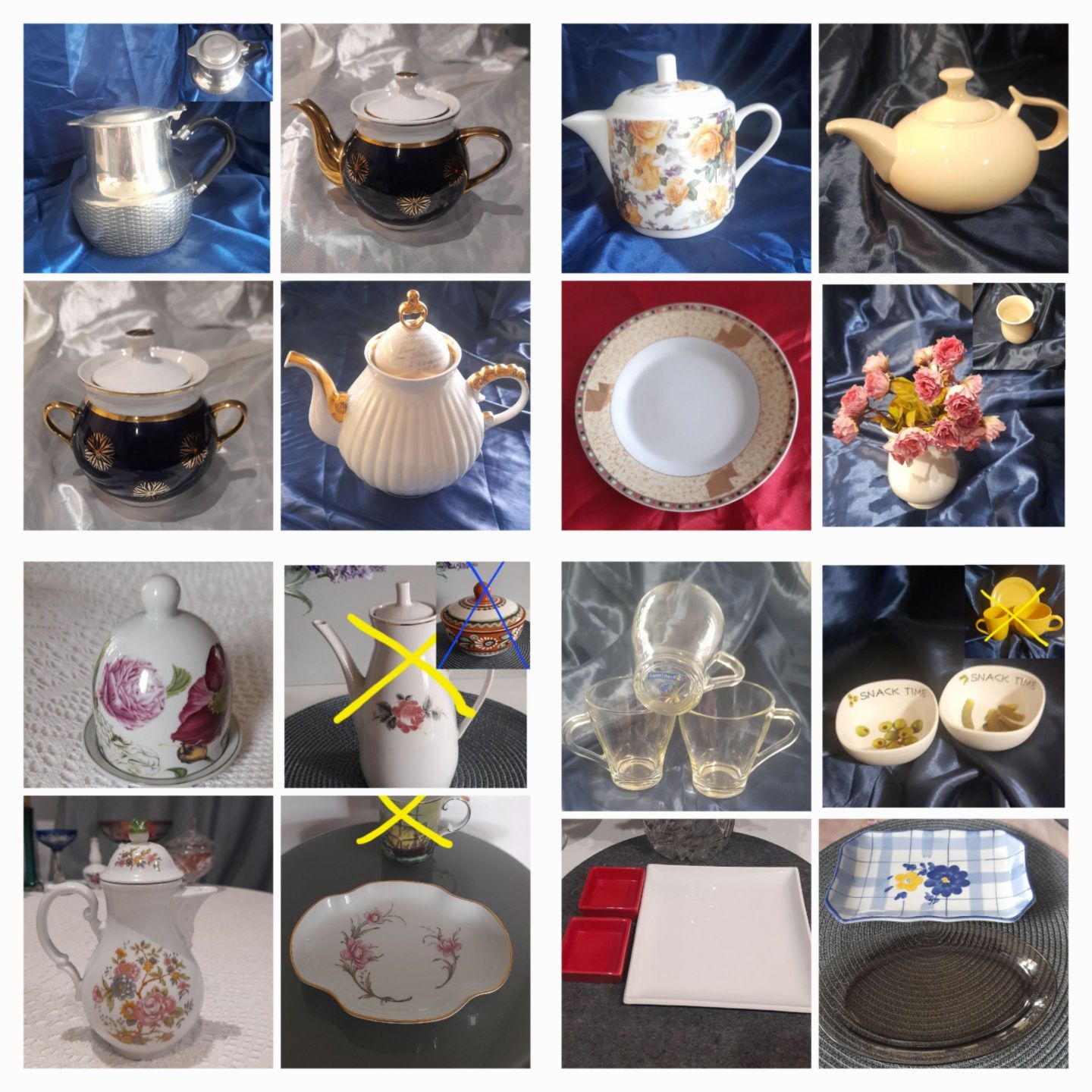 Коф.сервиз, Нахтман,хрусталь,вазы,подносы,скатерть
