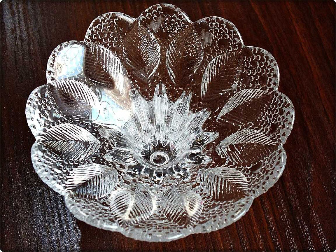Świecznik kryształowy Medea Lausitzer Glas Oryginał DDR lata 80'