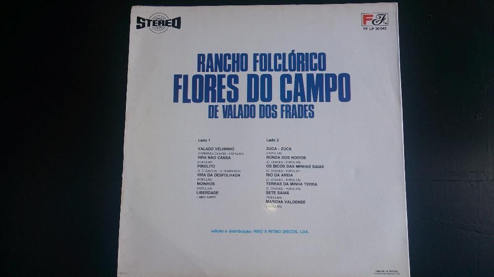 Vinil LP Rancho Folclorico Flores do Campo de Valado dos Frades RARO