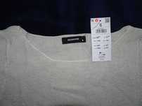 RESERVED Sweter z błyszczącą nitką rękaw 3/4 S