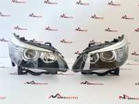 Faróis Angel Eyes BMW E60 E61 Fundo Preto