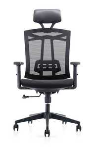 Fotel obrotowy biurowy krzesło ergonomiczne biurowe z wieszakiem