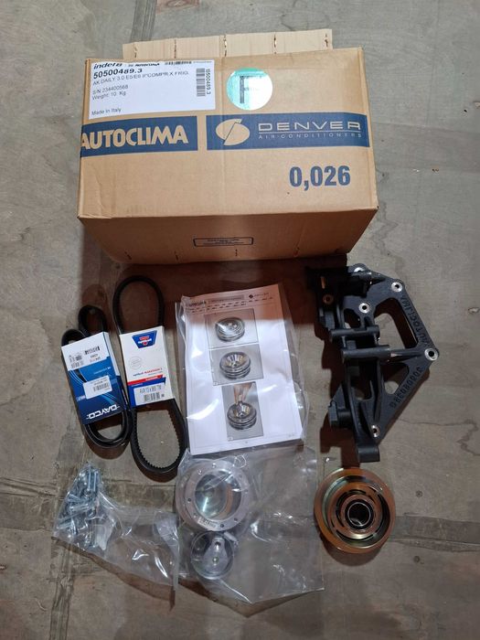 Zestaw klimatyzacji postojowej Autoclima RT70 iveco daily 3.0