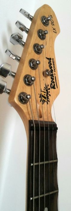 Gitara Scalloped Fretboard, żłobiony gryf, Hohner Stratocaster
