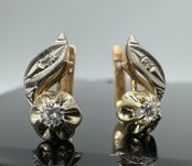 Серьги с бриллиантами 585