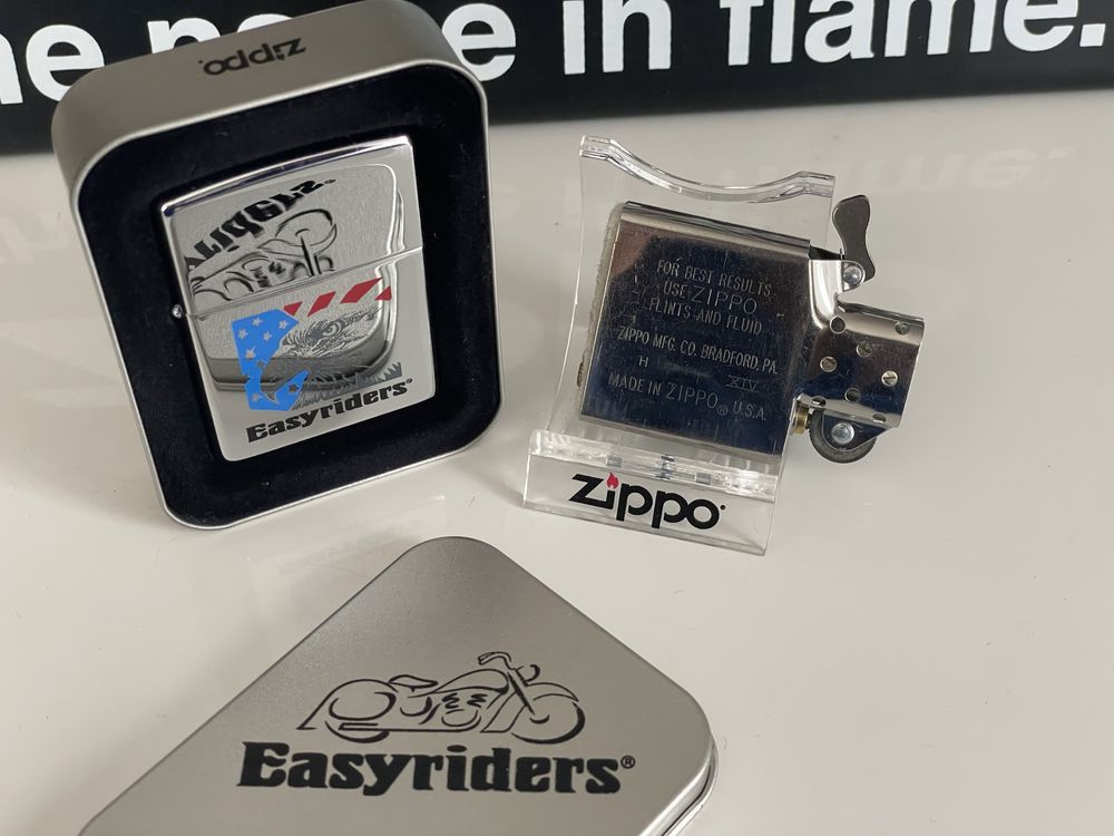 Zapalniczka Zippo 1999 Easy Riders, High Polish Chrome, NOWA