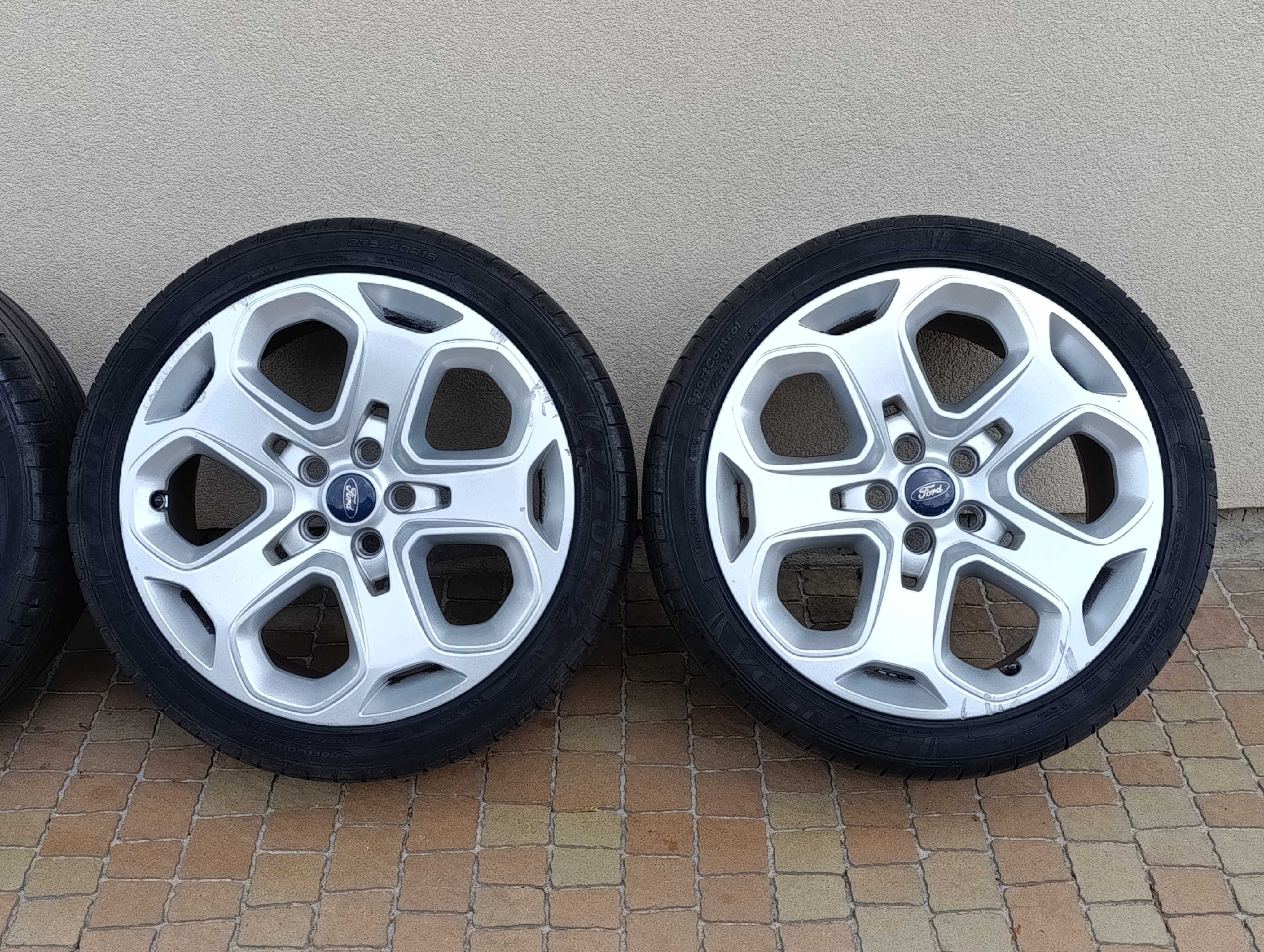 4x Koła Felgi FORD 5X108 18 Ford Mondeo Kuga Titanium opony 235/40/18