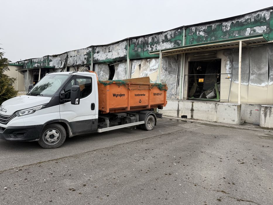 Wynajem kontenera na gruz smieci odpady