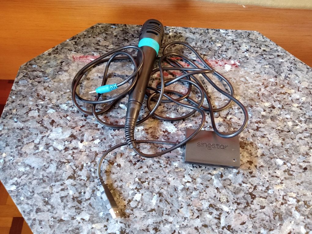 Mikrofon Singstar z adapterem