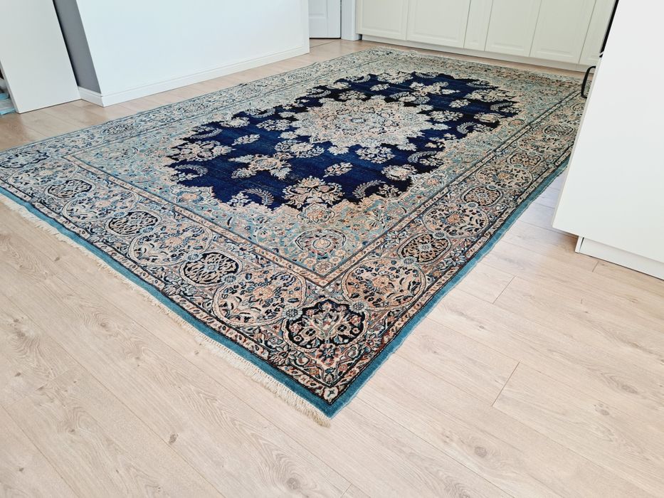 Kolekcjonerski perski dywan Kirman z początku XXw 245x370cm