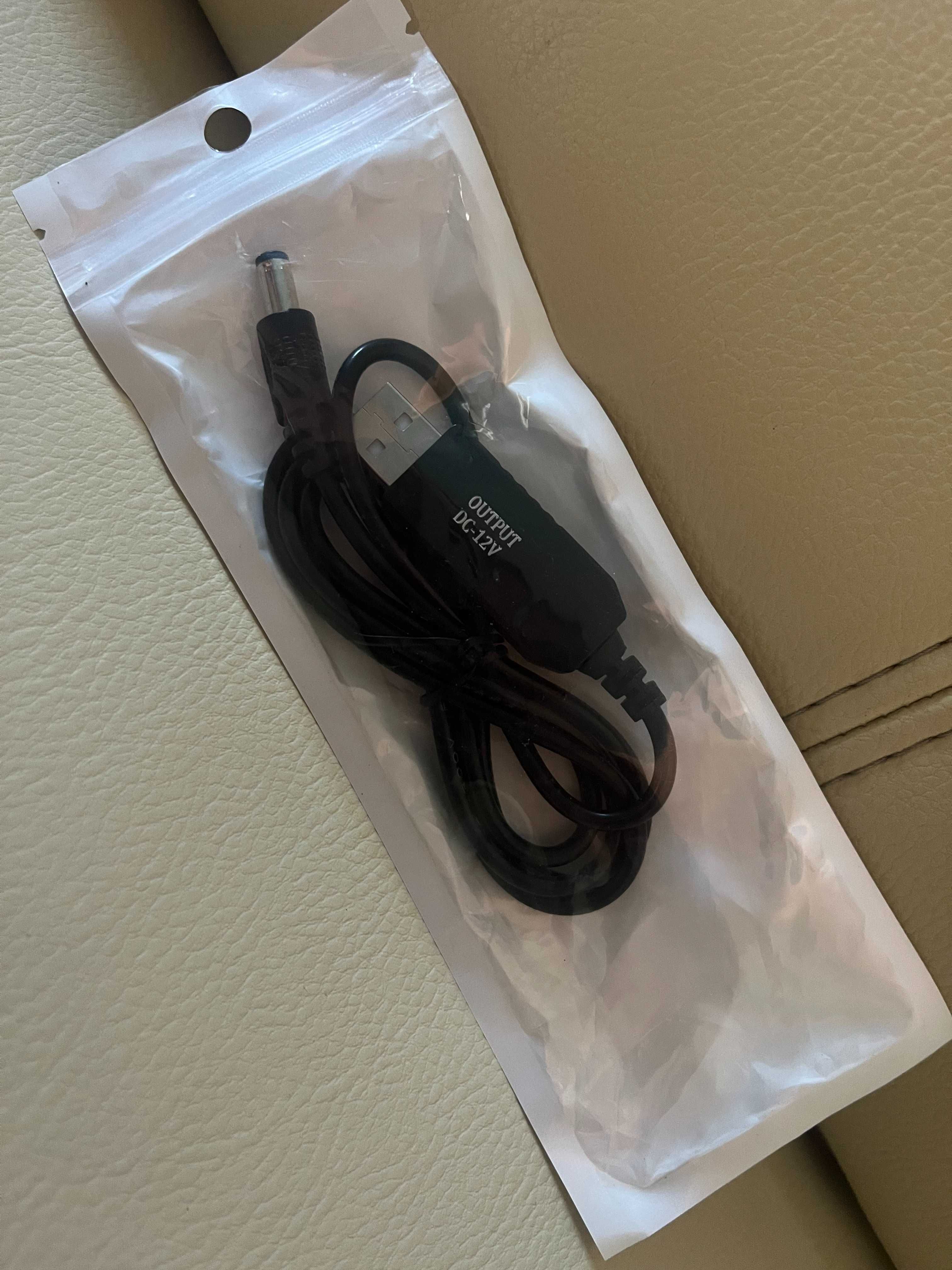 Якісний кабель для живлення роутера від USB на 9-12 Вольт