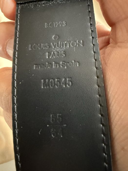 Oryginalny pasek Louis Vuitton zakupiony w Vitkac