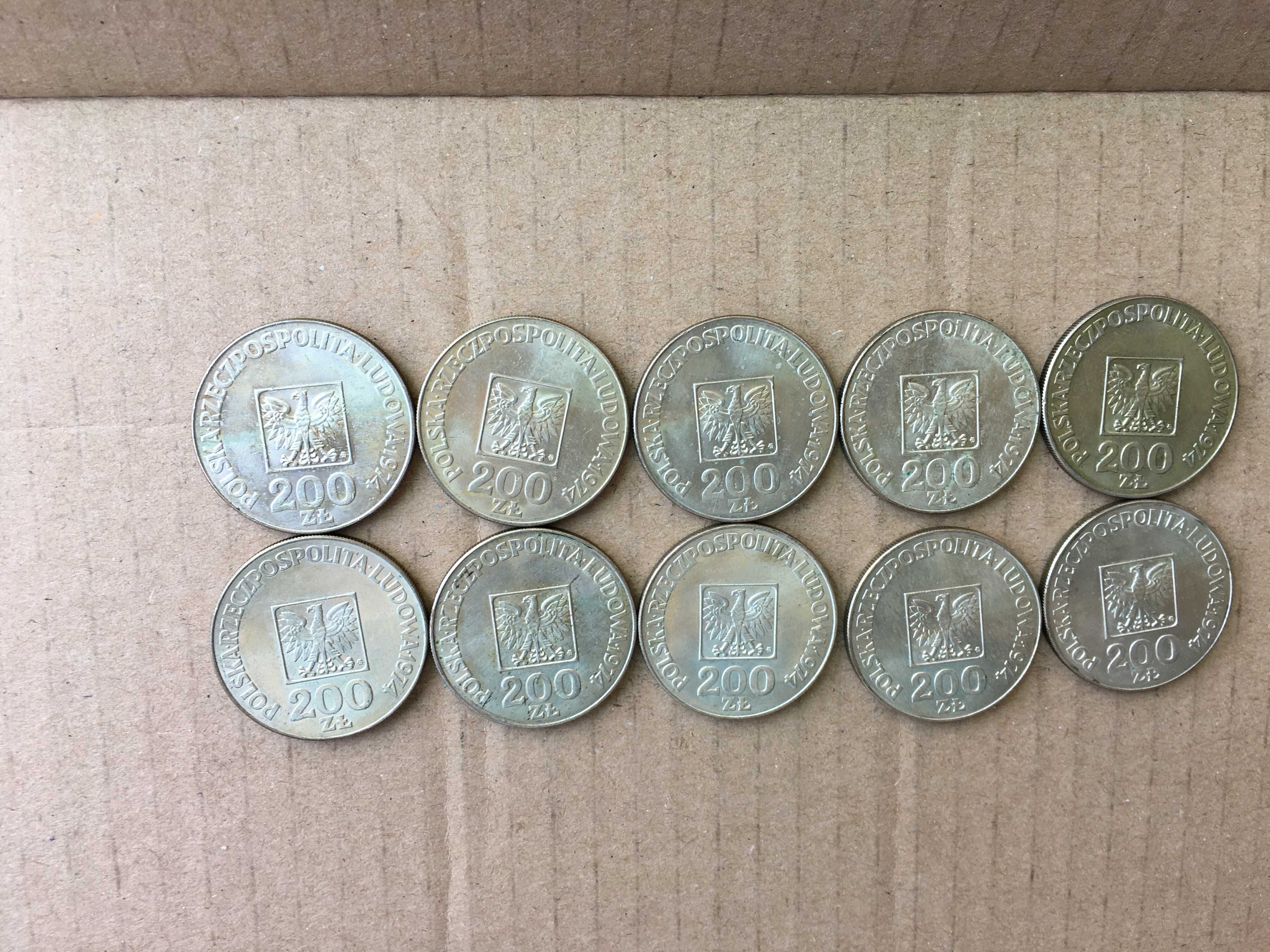 200 zł XXX lat PRL 10 szt