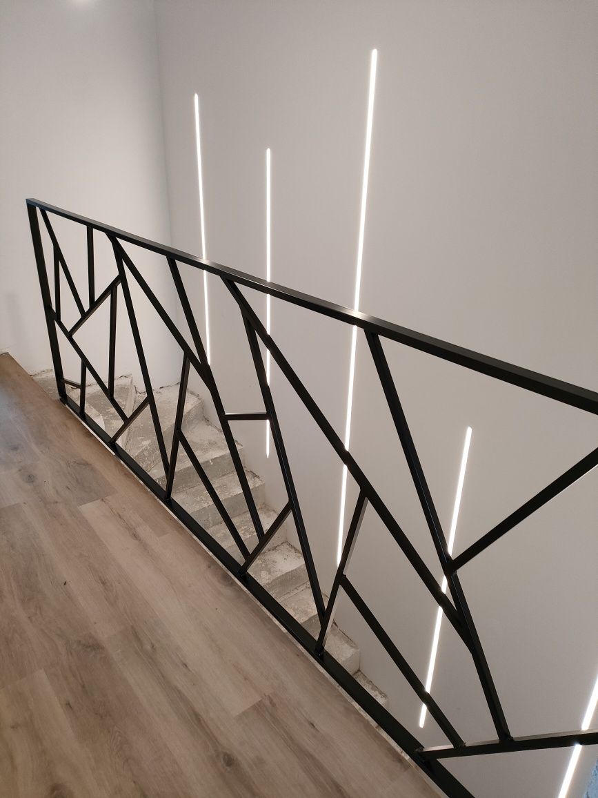 Balustrada malowana proszkowo