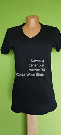 Granatowy tshirt Cedar Wood State rozmiar.34