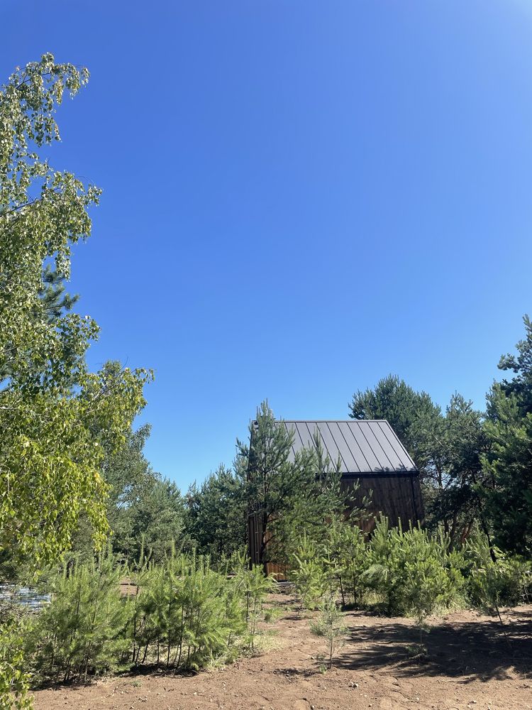 Dom letniskowy caloroczny 60m2 jeziora lasy kominek